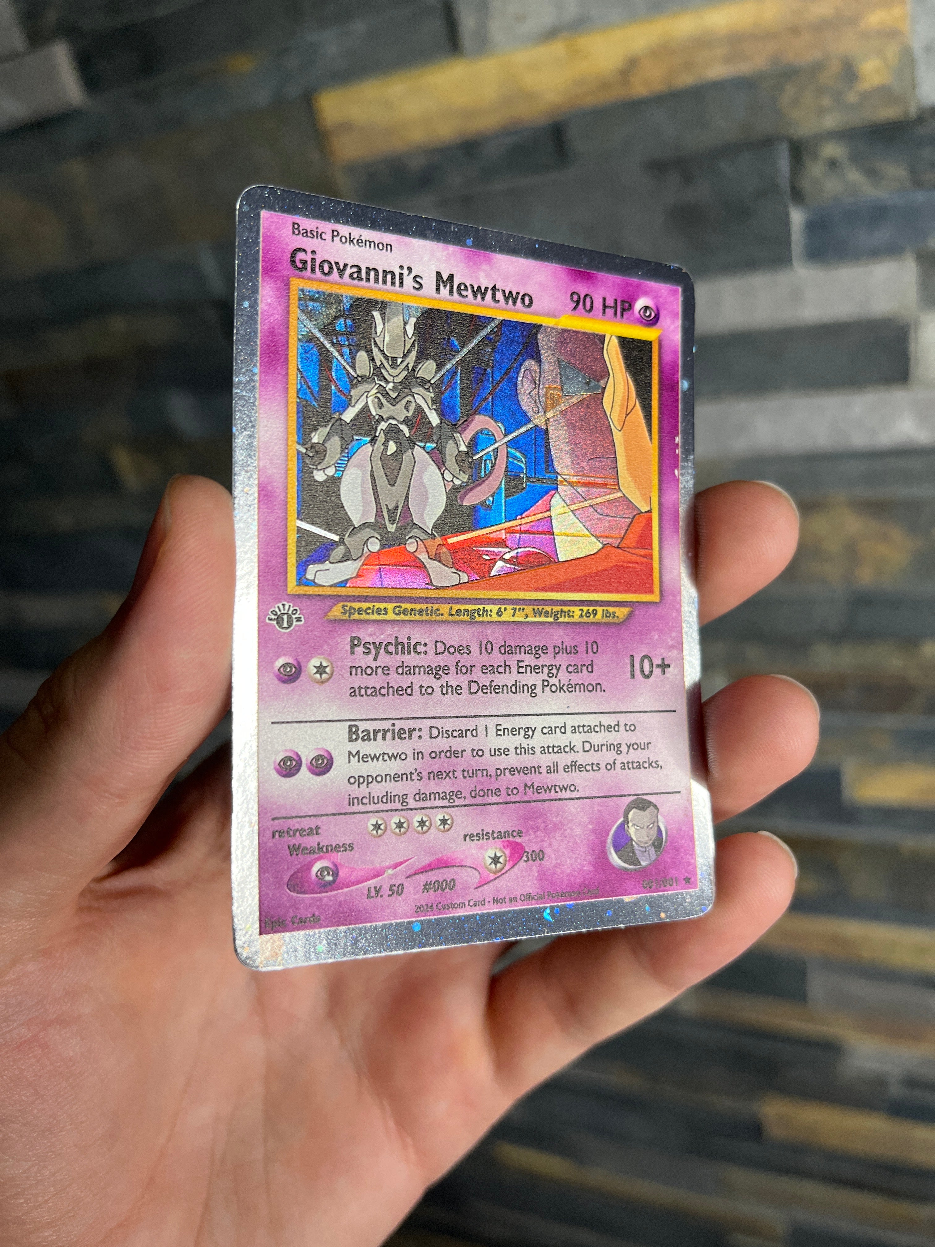 Giovanni's Mewtwo | Custom Card