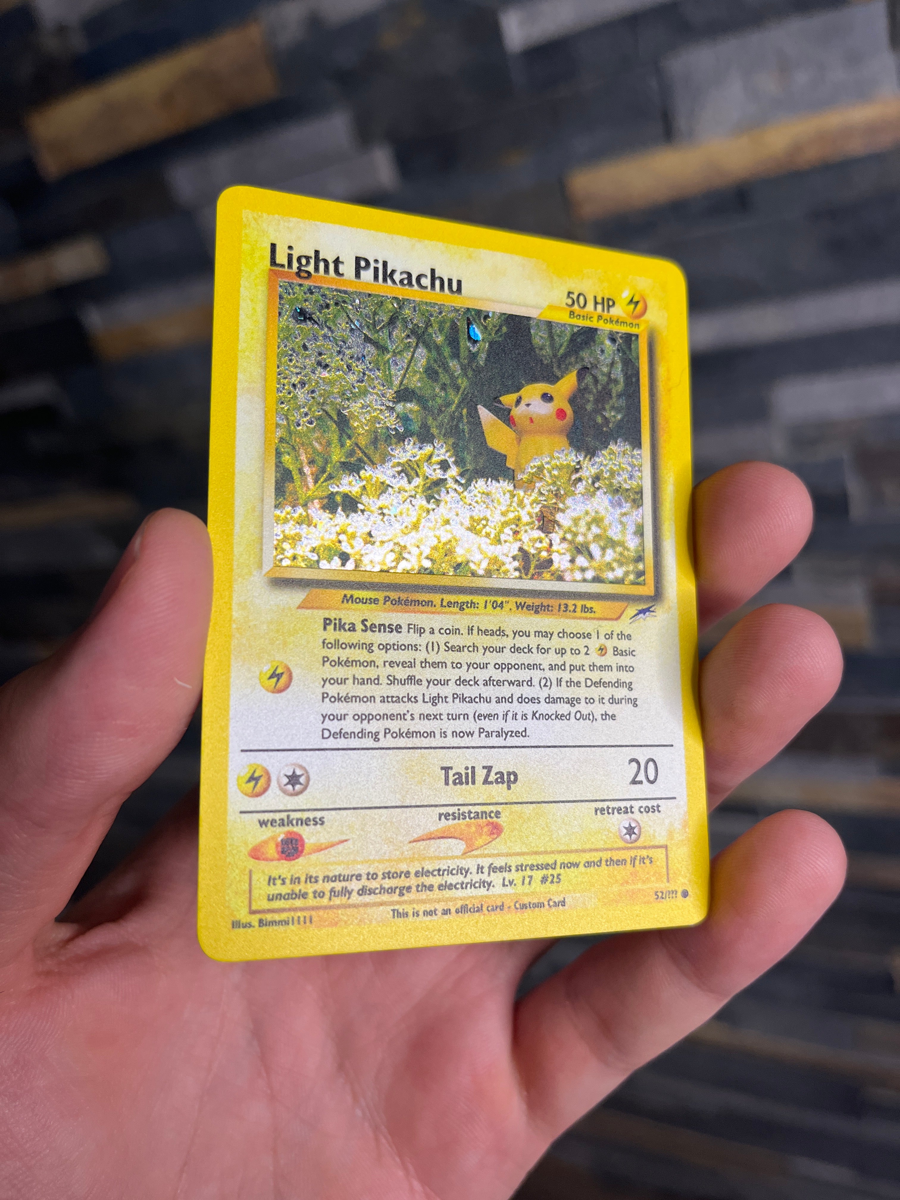 Light Pikachu | Custom Card