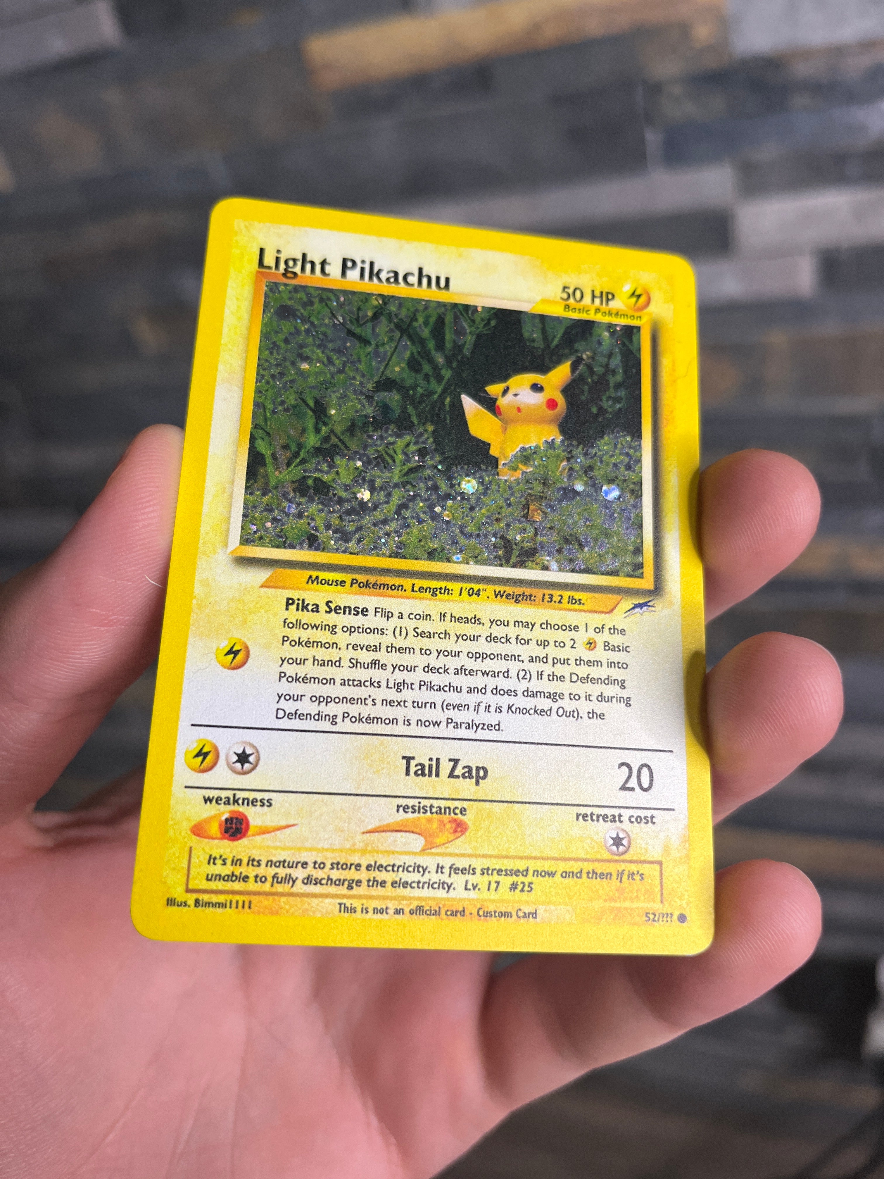 Light Pikachu | Custom Card