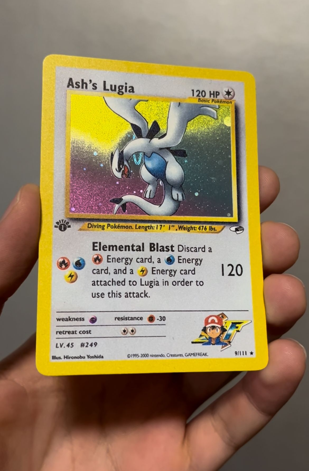 Ash's Lugia | Custom Card