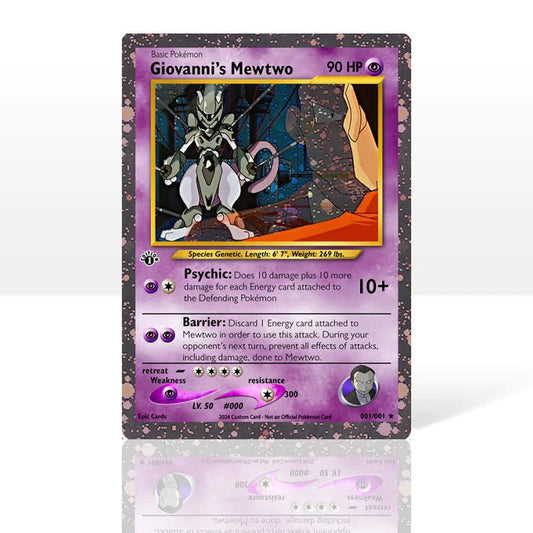 Giovanni's Mewtwo | Custom Card