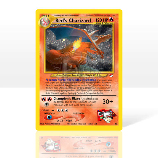 3 - Red's Charizard | Custom Card